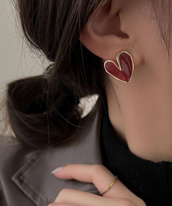 Lovera Heart Studs - Image 2