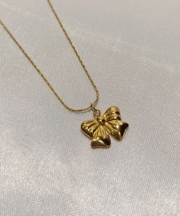 Golden Flutter Butterfly Necklace